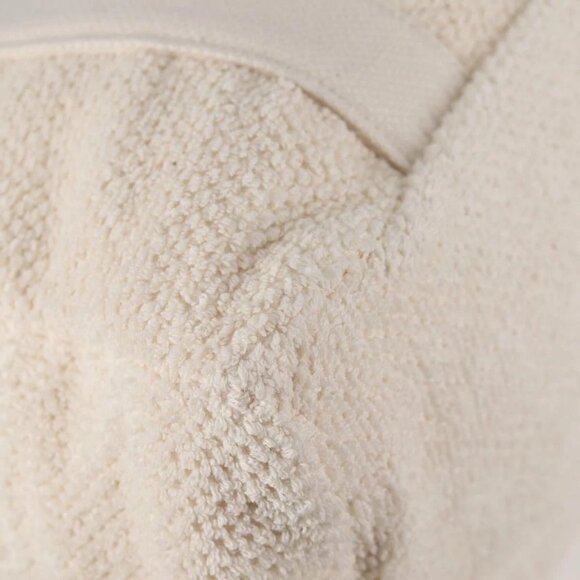 CHANEL COCO Mark Boston Bag Pile White Silver CC Auth BA1544AM - Picture 4 of 16